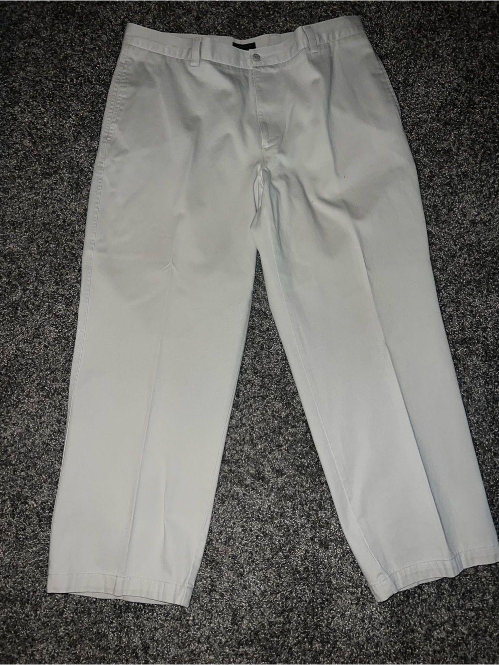 Dockers Men's White Straight-Leg Chinos